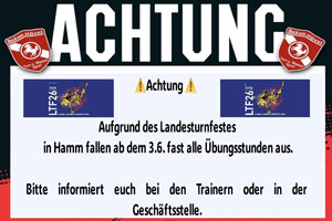Stundenausfall - Landenturnfest